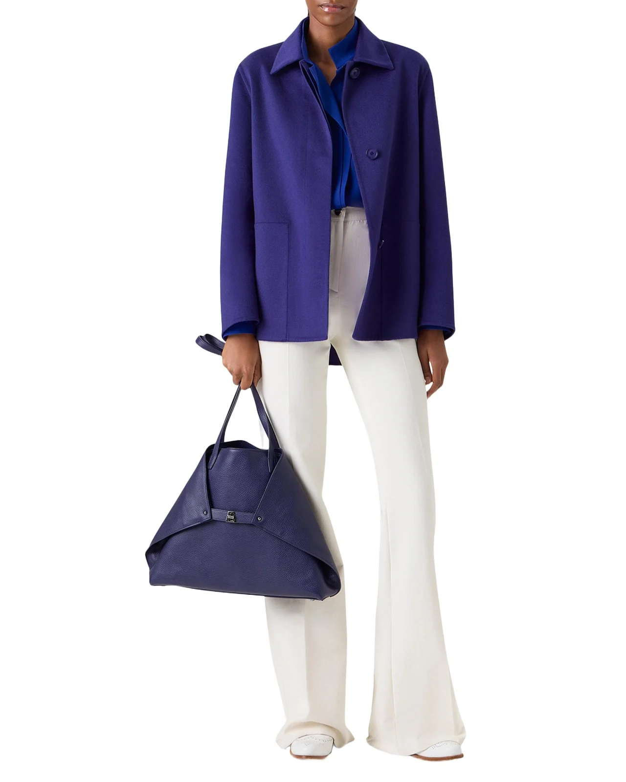 Akris Laars Cashmere Long Jacket
