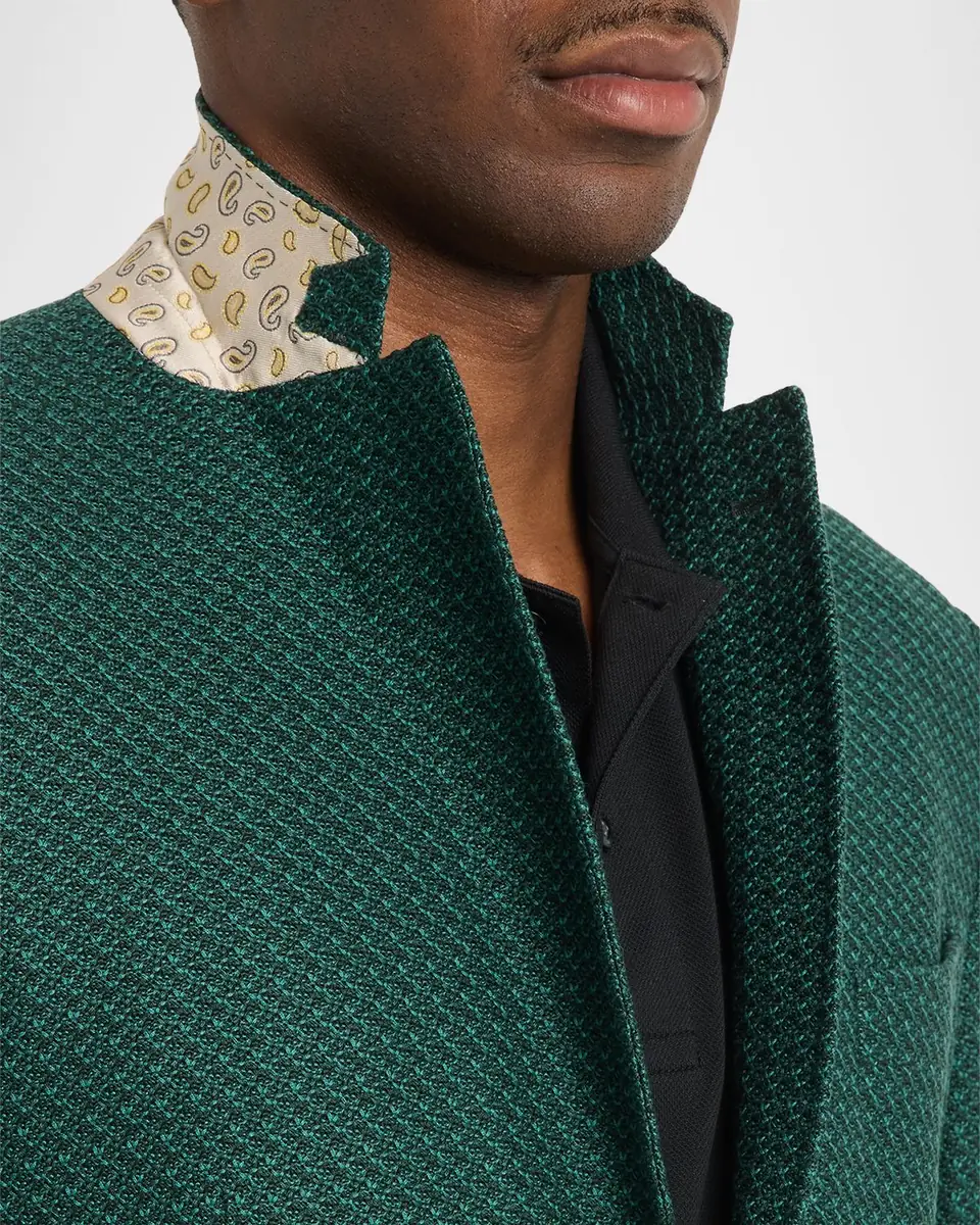 Etro Men's Camo Knit Jacket | Thumbnail 6