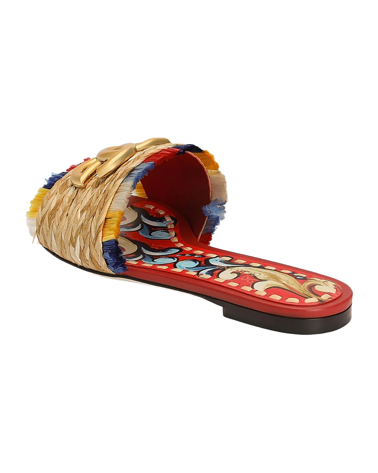 Braided Raffia DG Slide Sandals Braided Raffia DG Slide Sandals