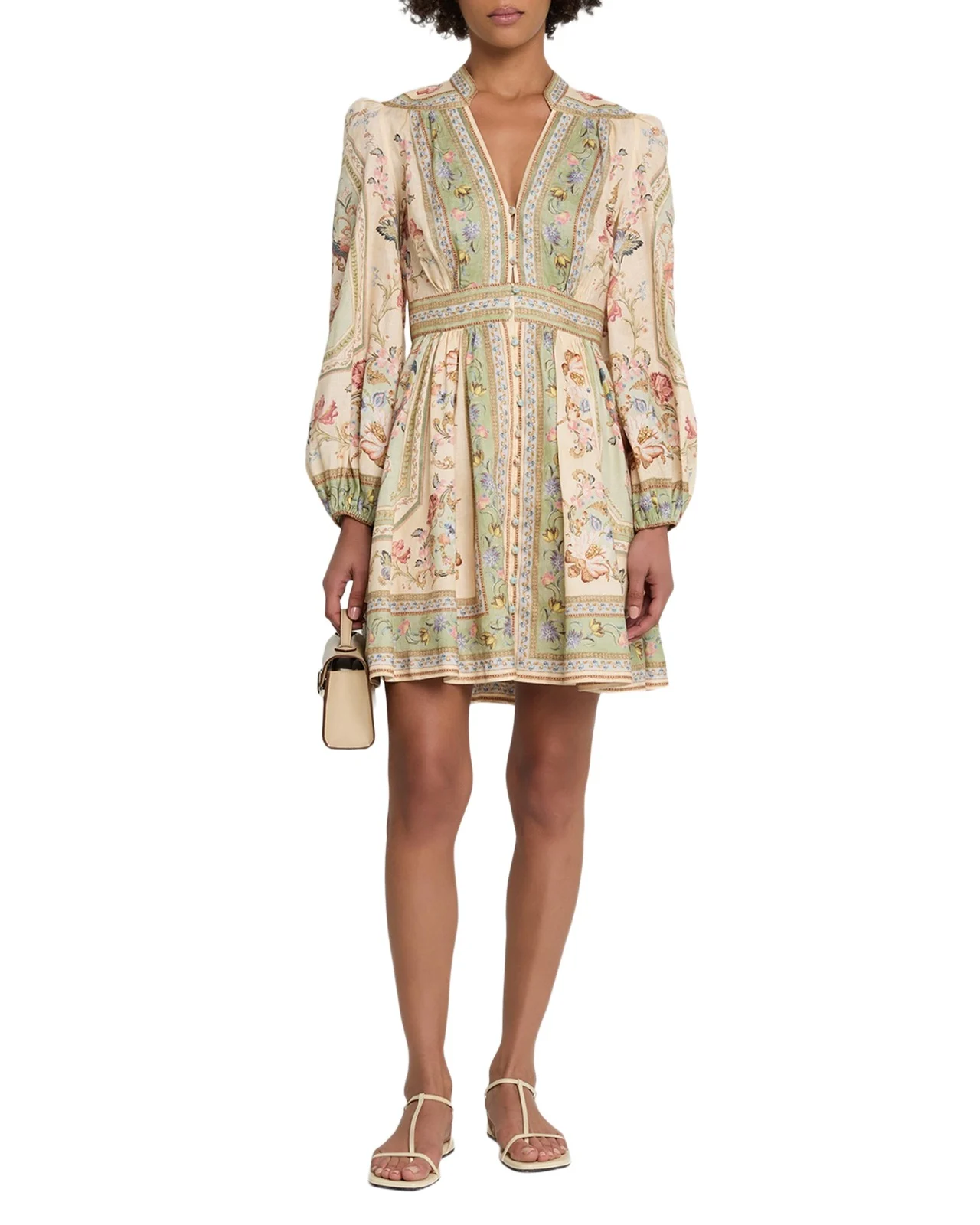 Roselight Plunge Mini Dress Roselight Plunge Mini Dress
