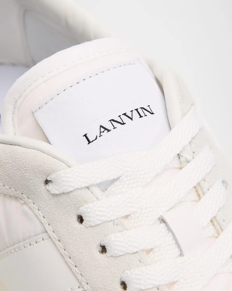Lanvin Men's Nylon & Suede Low-Top Sneakers | Thumbnail 5 Lanvin Men's Nylon & Suede Low-Top Sneakers | Thumbnail 5