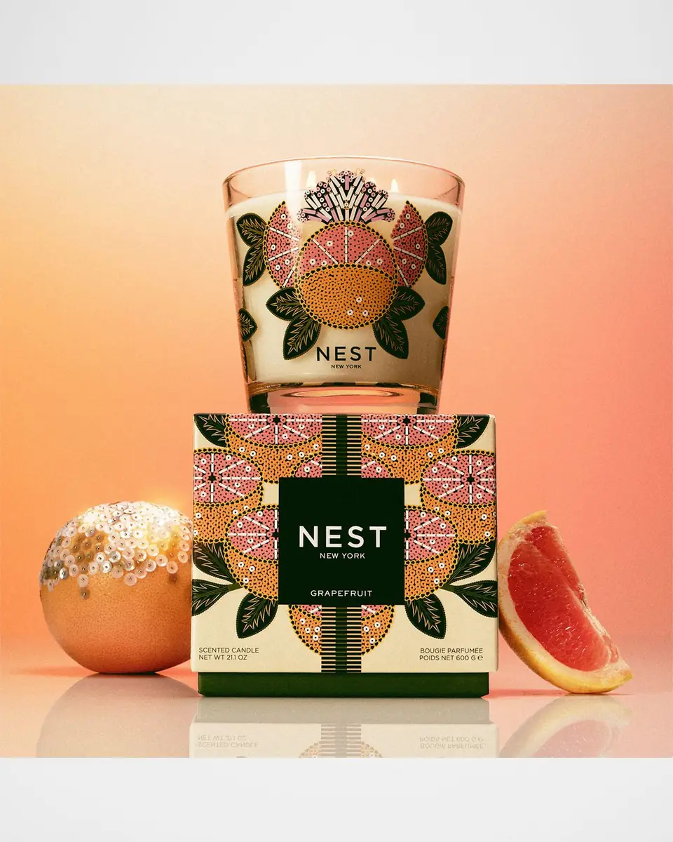 NEST New York Limited-Edition Grapefruit 3-Wick Candle, 21 oz. | Thumbnail 2 NEST New York Limited-Edition Grapefruit 3-Wick Candle, 21 oz. | Thumbnail 2