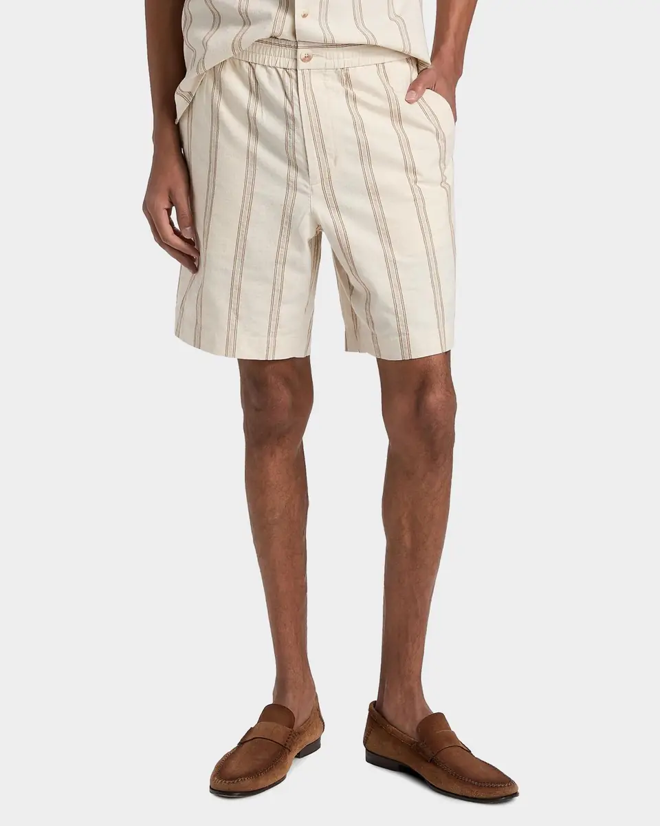 Vince Men's Cove Stripe Relaxed-Fit Shorts | Thumbnail 3 Vince Men's Cove Stripe Relaxed-Fit Shorts | Thumbnail 3