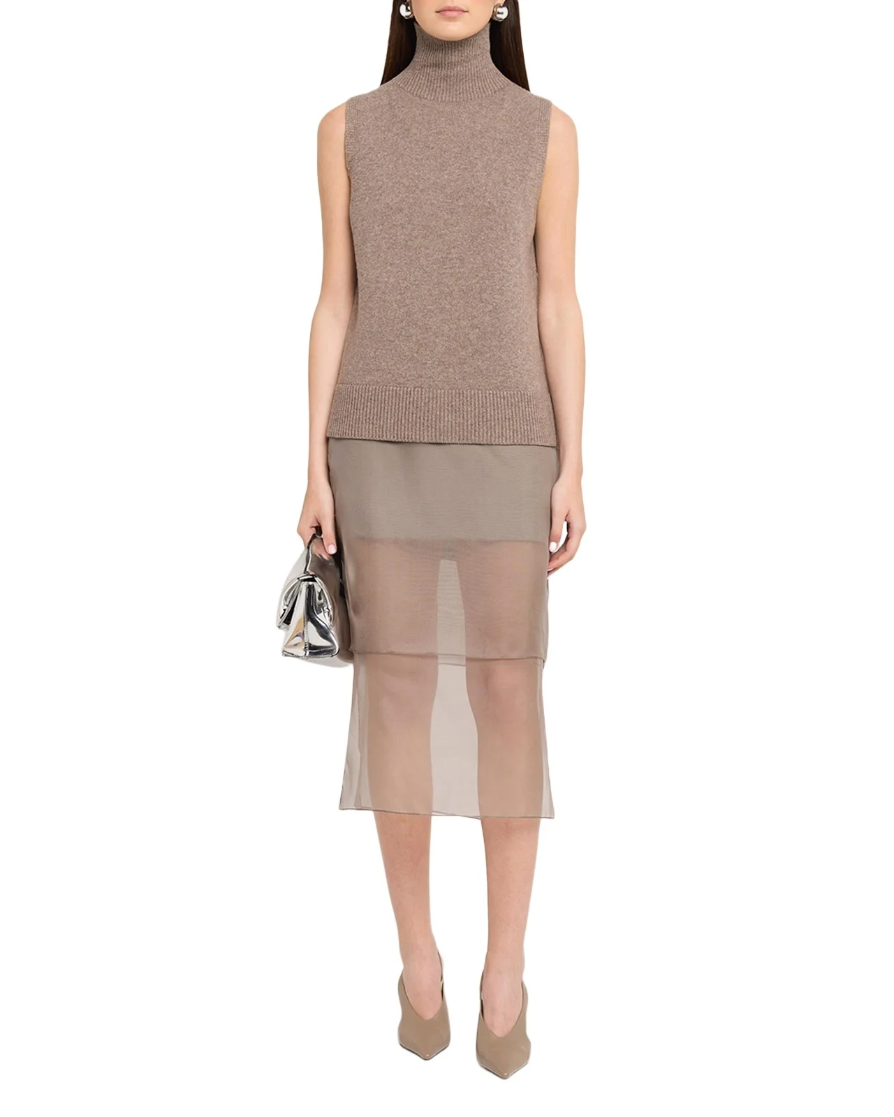 Bruno Turtleneck Sleeveless Sweater