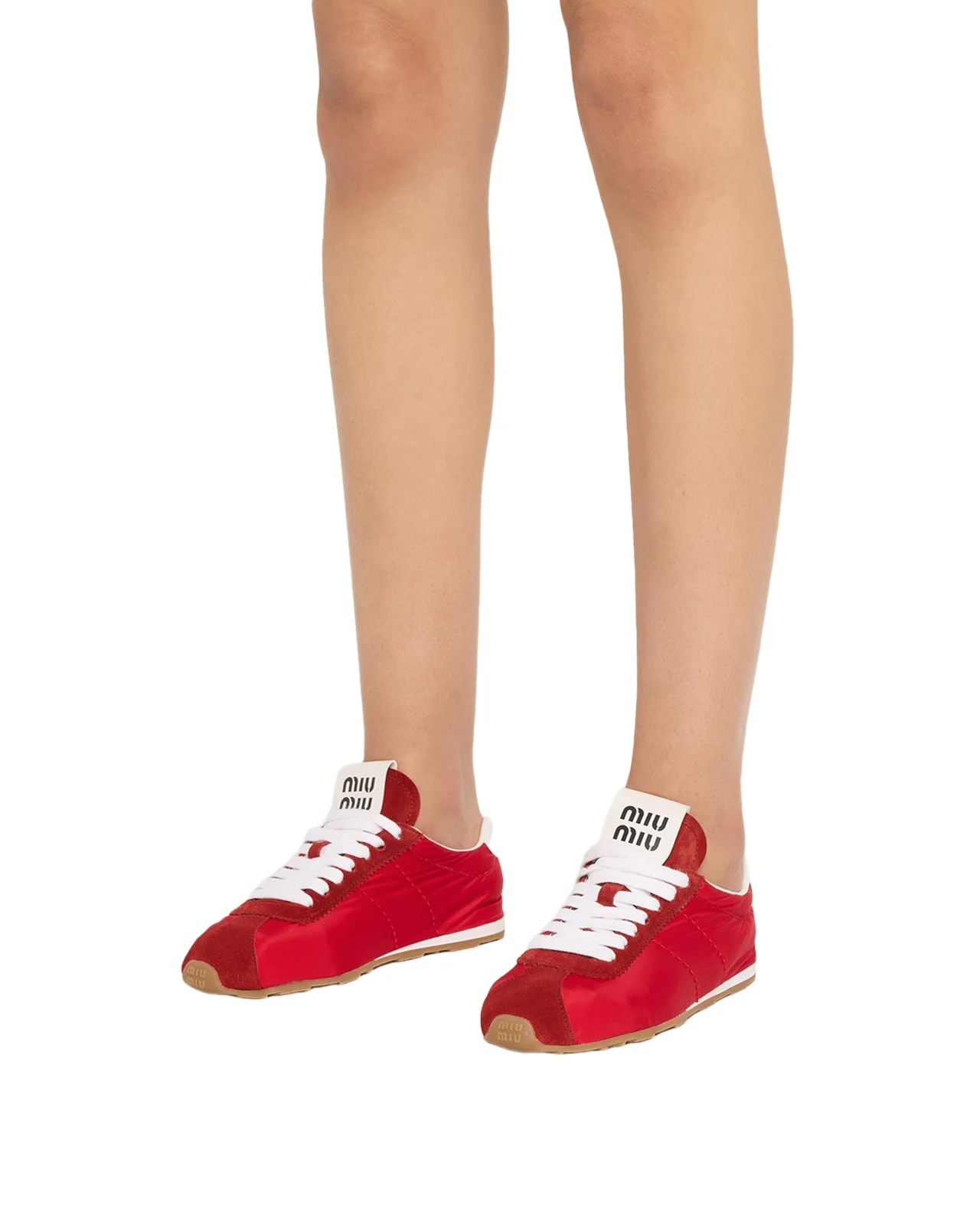 Low-Top Nylon & Suede Sneakers Low-Top Nylon & Suede Sneakers