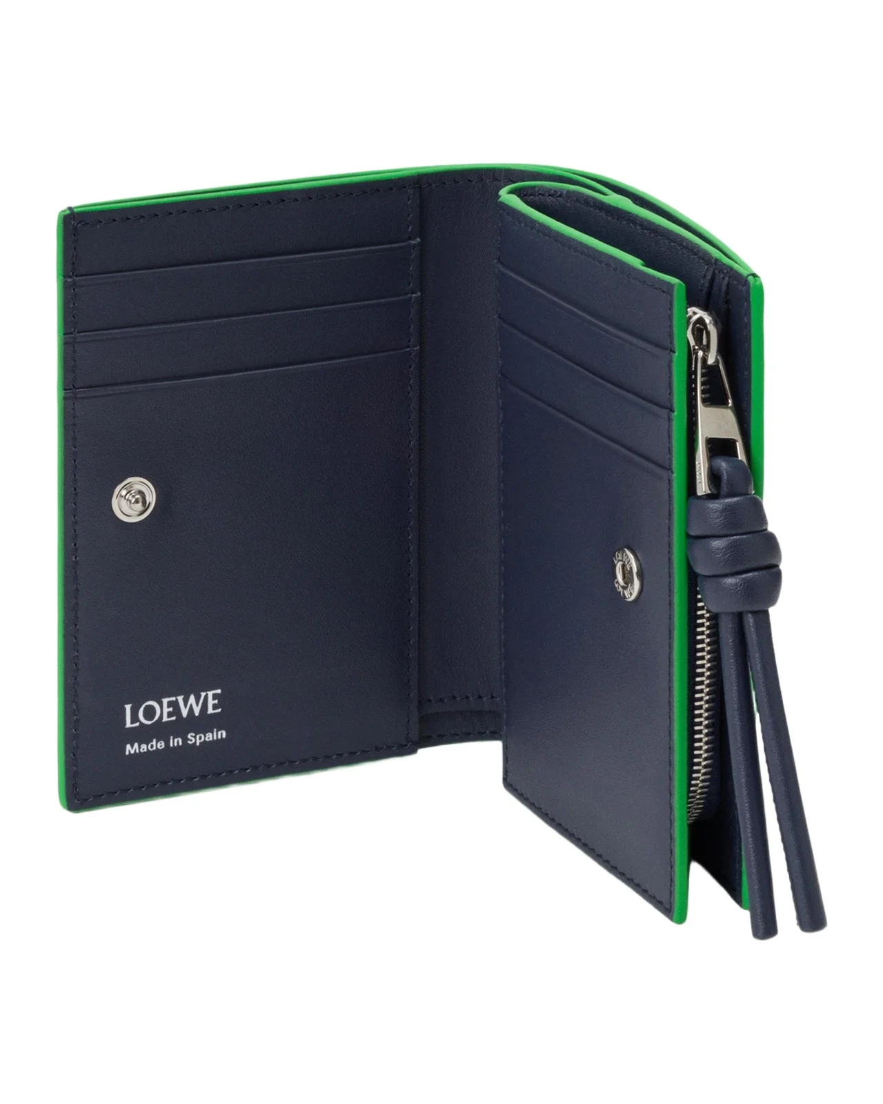 Loewe Knot Compact Wallet in Napa Leather
