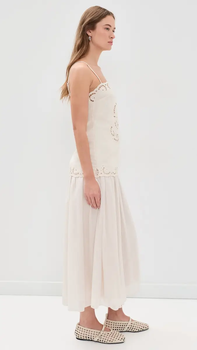 Moon River Spaghetti Strap Tube Top Midi Dress | Thumbnail 4 Moon River Spaghetti Strap Tube Top Midi Dress | Thumbnail 4