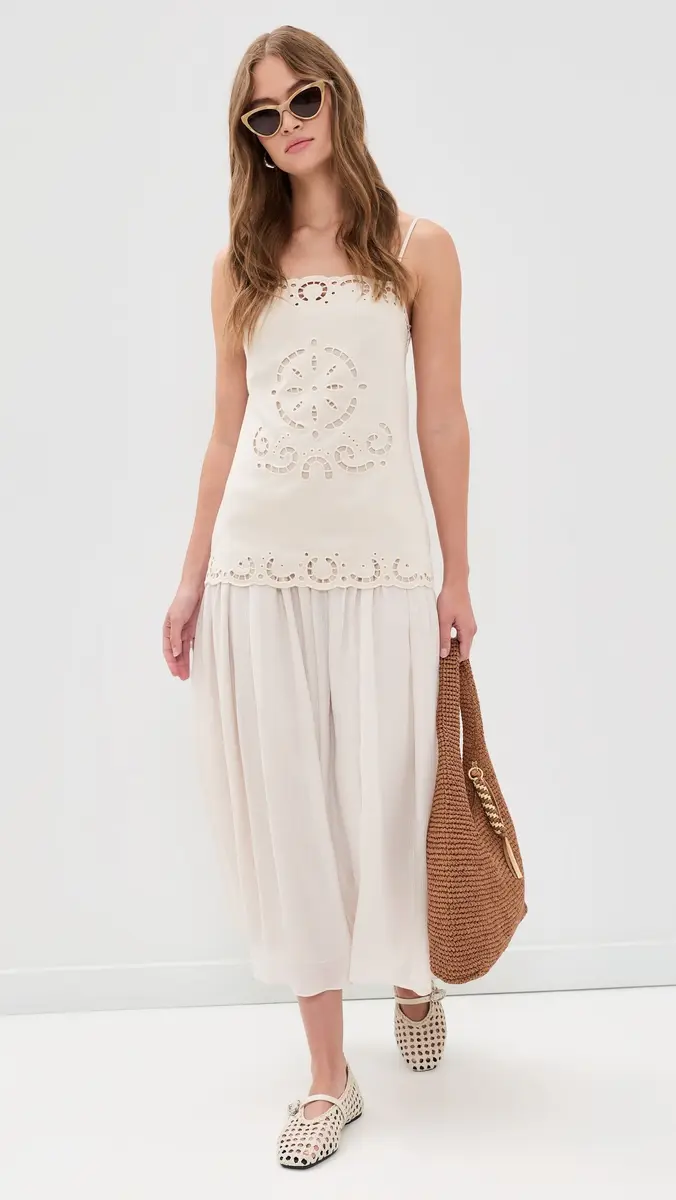Moon River Spaghetti Strap Tube Top Midi Dress | Thumbnail 5 Moon River Spaghetti Strap Tube Top Midi Dress | Thumbnail 5