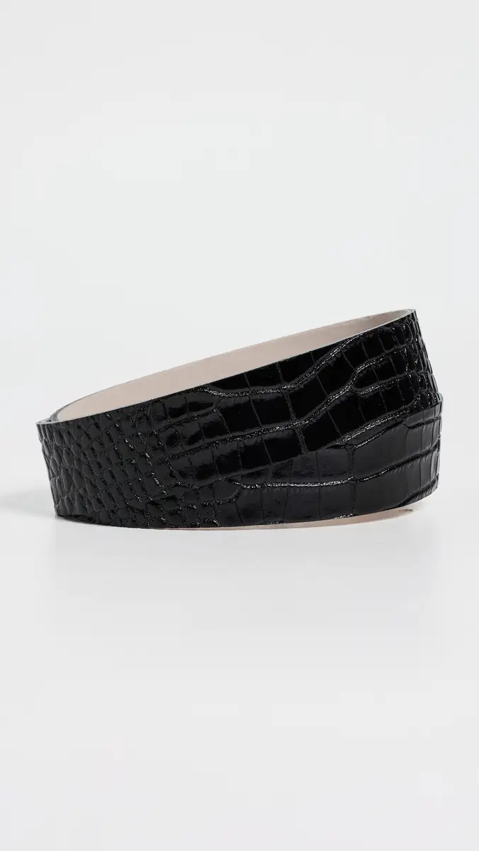 L'Agence Otera Wide Leather Belt | Thumbnail 4