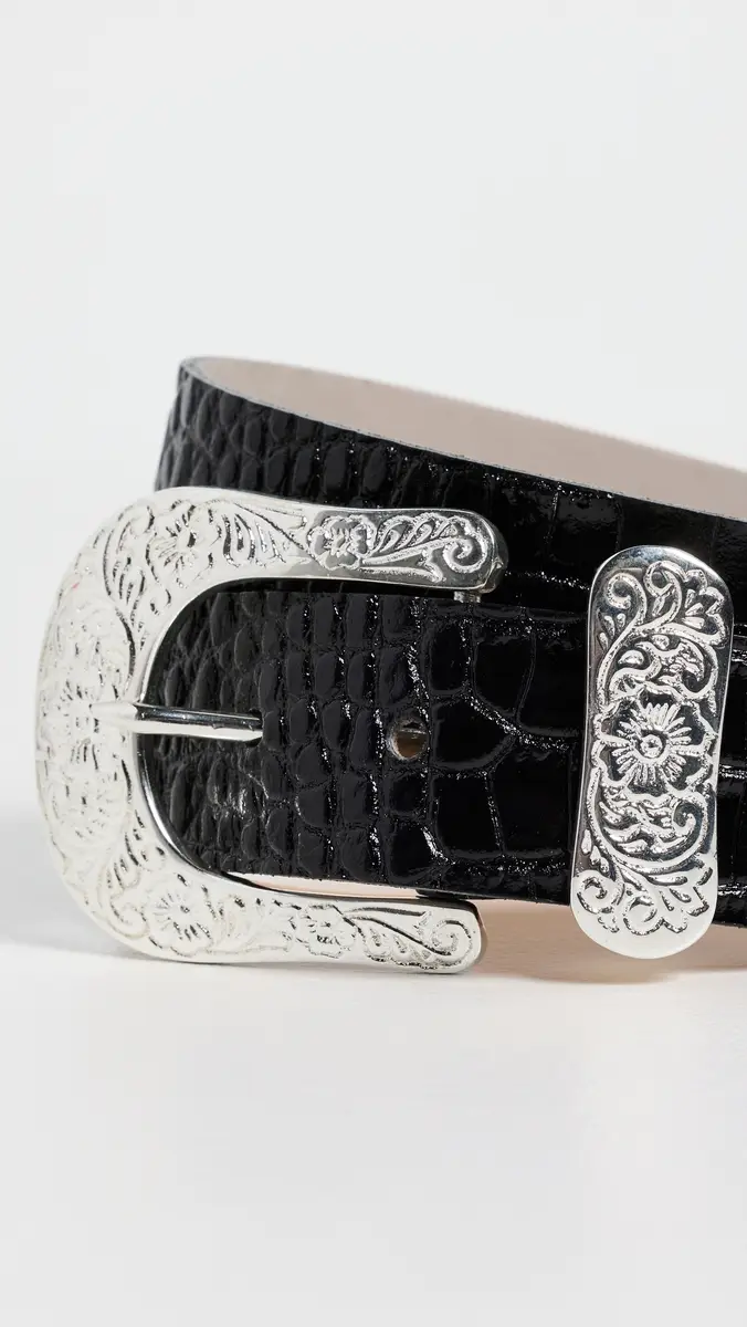 L'Agence Otera Wide Leather Belt | Thumbnail 5