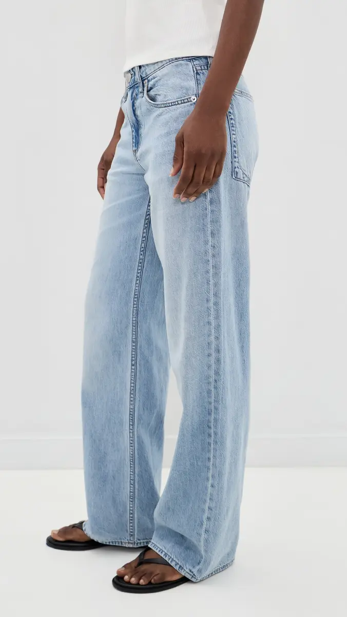 rag & bone Featherweight Saige Full Straight Jeans | Thumbnail 4 rag & bone Featherweight Saige Full Straight Jeans | Thumbnail 4