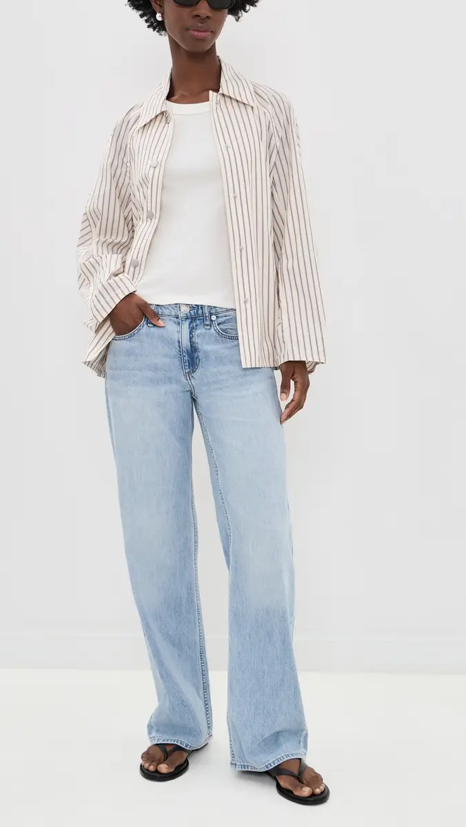 rag & bone Featherweight Saige Full Straight Jeans | Thumbnail 5 rag & bone Featherweight Saige Full Straight Jeans | Thumbnail 5