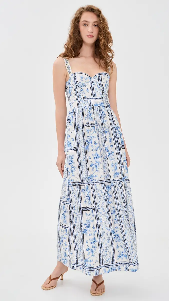 Agua Bendita Marcia Ivy Embroidered Maxi Dress | Thumbnail 2 Agua Bendita Marcia Ivy Embroidered Maxi Dress | Thumbnail 2