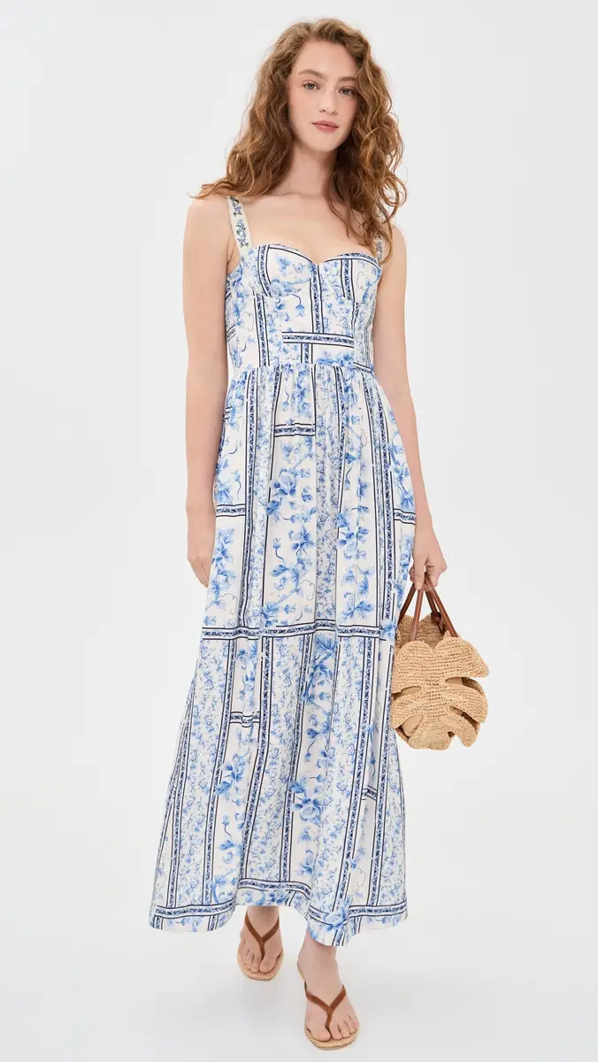 Agua Bendita Marcia Ivy Embroidered Maxi Dress | Thumbnail 5 Agua Bendita Marcia Ivy Embroidered Maxi Dress | Thumbnail 5