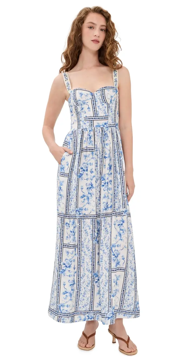 Agua Bendita arcia Ivy Embroidered Maxi Dress ulticolor | Image 1 Agua Bendita arcia Ivy Embroidered Maxi Dress ulticolor | Image 1