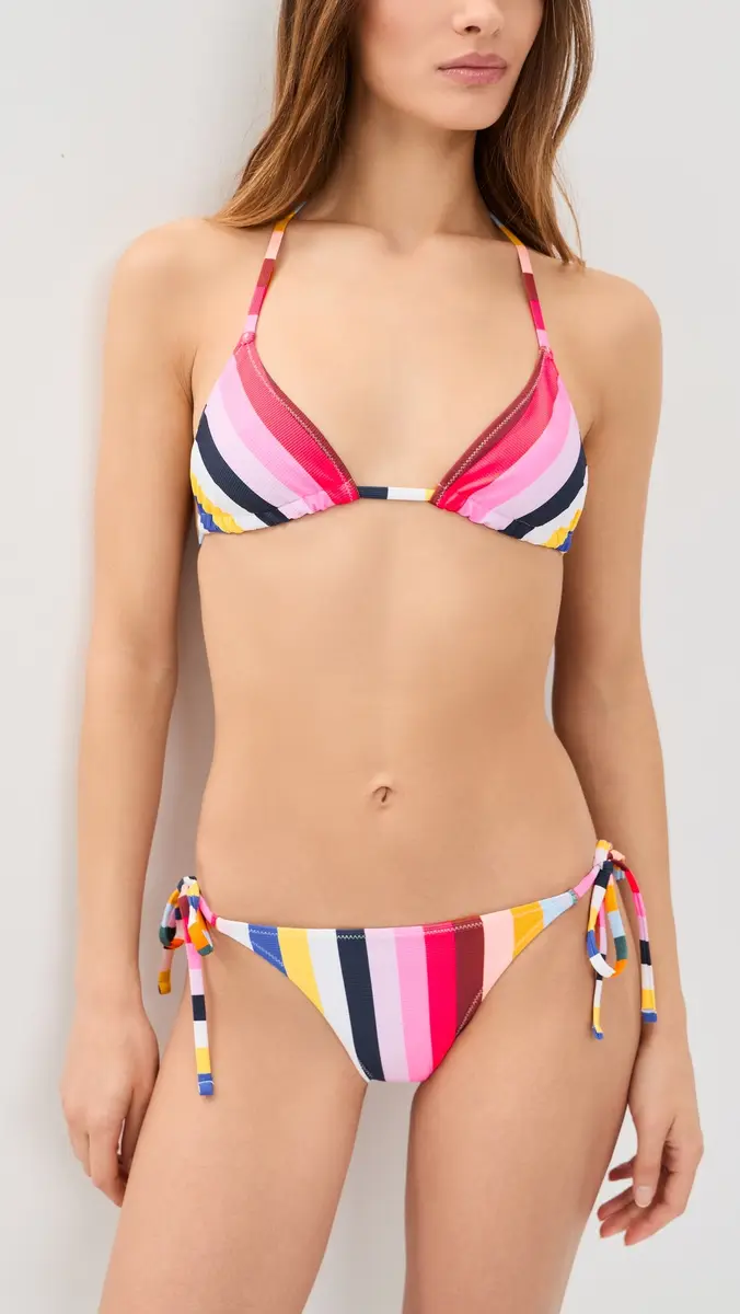 Lemlem Malia Triangle Bikini Top | Thumbnail 5