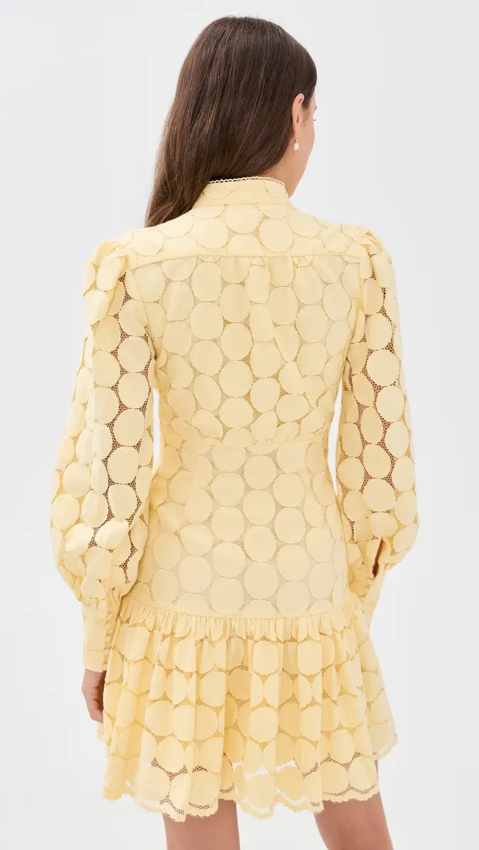 Bardot Remy Spot Lace Mini Dress | Thumbnail 3 Bardot Remy Spot Lace Mini Dress | Thumbnail 3