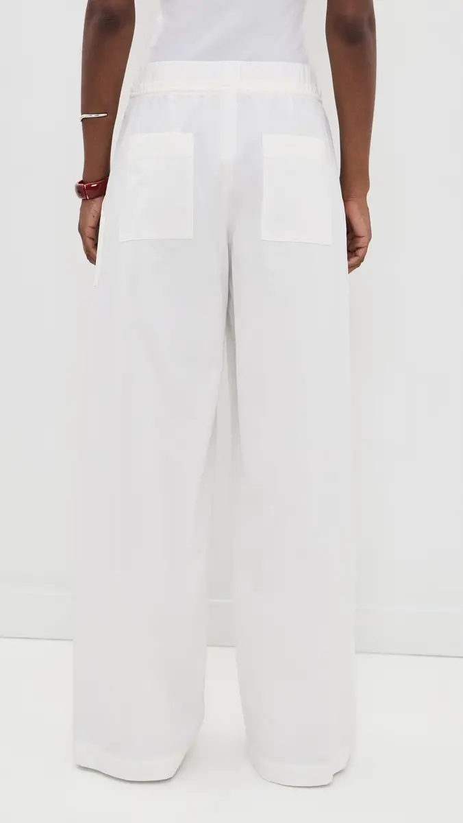 Vince Mid Rise Cotton Drawstring Pants | Thumbnail 3 Vince Mid Rise Cotton Drawstring Pants | Thumbnail 3
