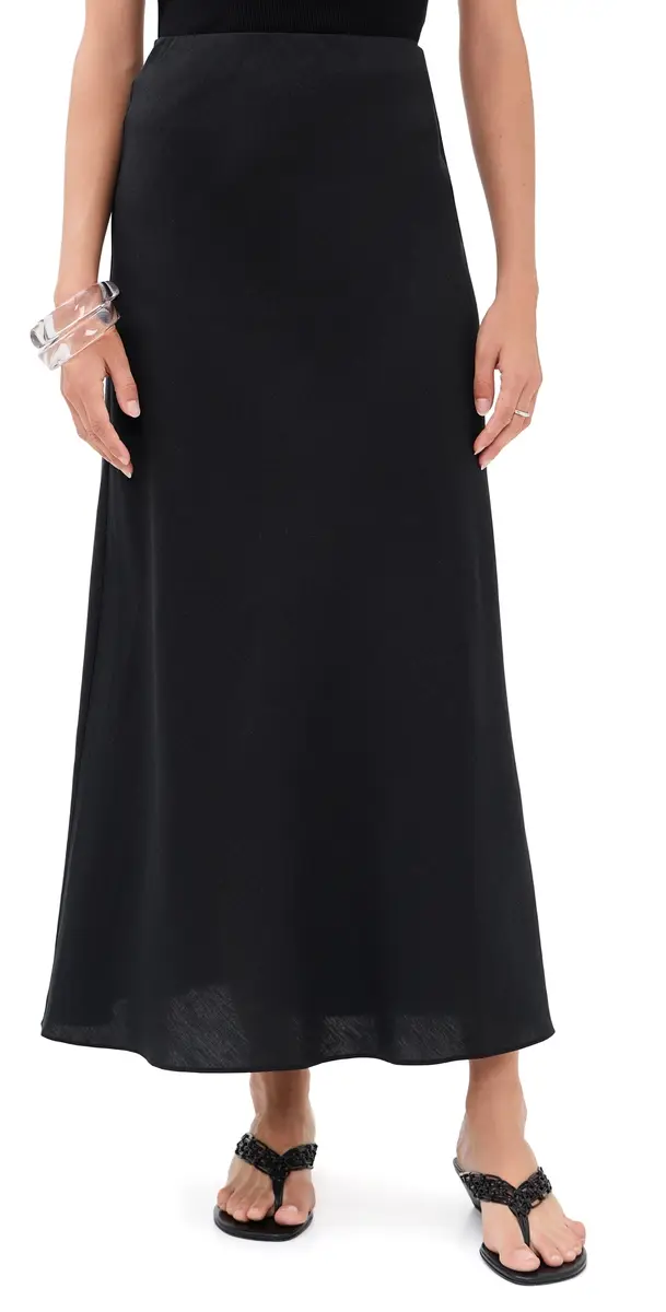 RAILS Romina Skirt Black Linen | Image 1 RAILS Romina Skirt Black Linen | Image 1