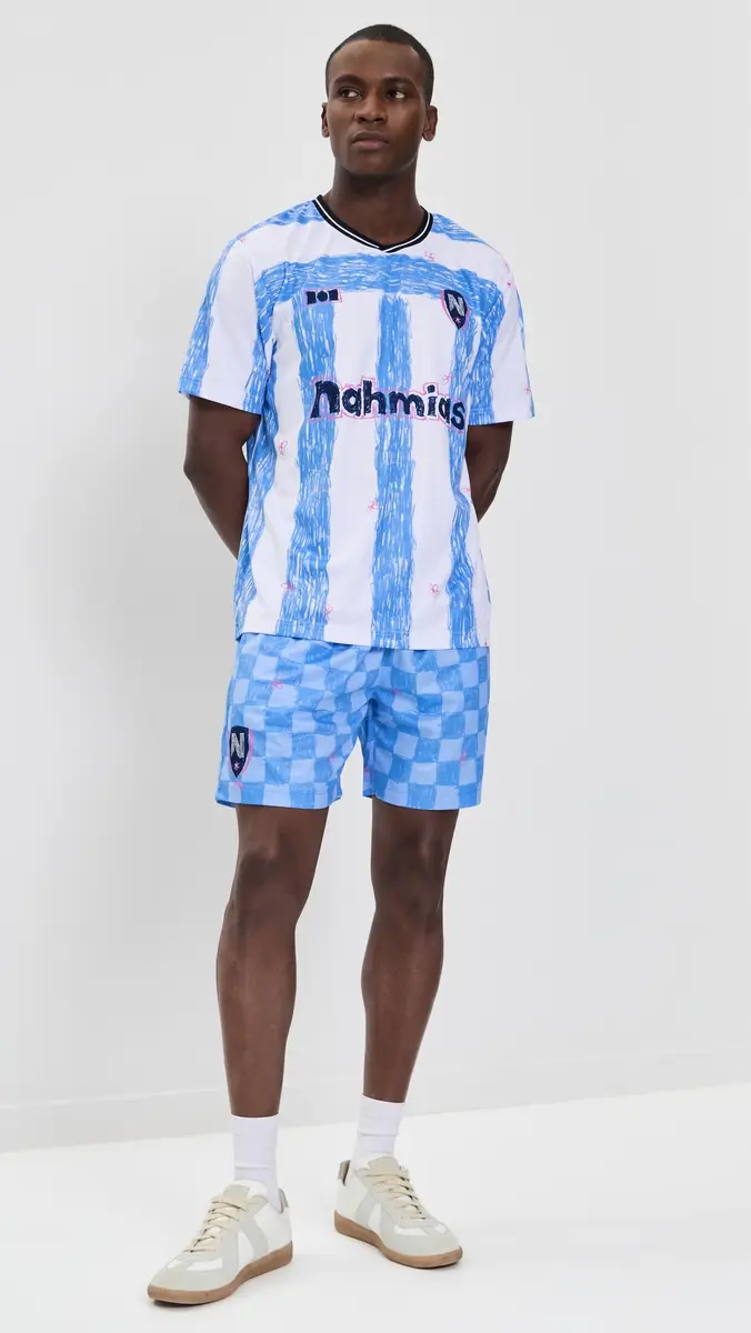 Nahmias Scribble Check Soccer Shorts 6 | Thumbnail 5 Nahmias Scribble Check Soccer Shorts 6 | Thumbnail 5