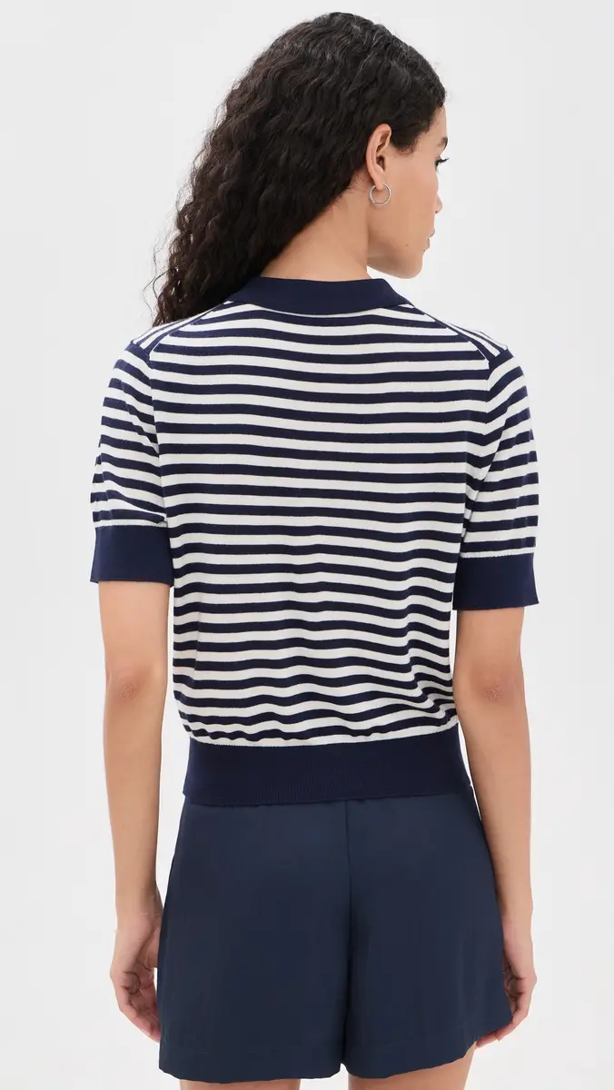 RENGGLI Stripe Knit Polo | Thumbnail 3 RENGGLI Stripe Knit Polo | Thumbnail 3