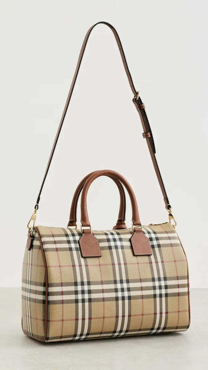 Burberry Medium Bowling Bag | Thumbnail 4 Burberry Medium Bowling Bag | Thumbnail 4