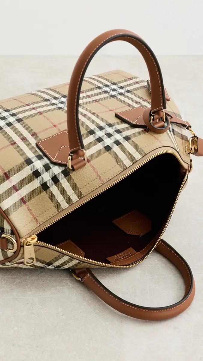 Burberry Medium Bowling Bag | Thumbnail 6 Burberry Medium Bowling Bag | Thumbnail 6