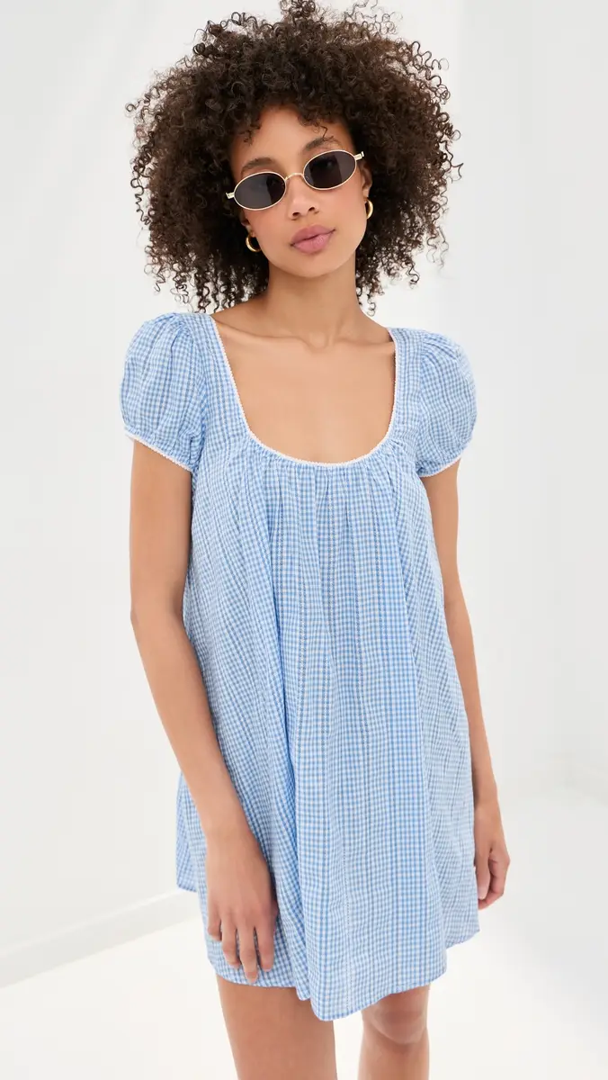 LE BOP Babydoll Mini Dress | Thumbnail 2