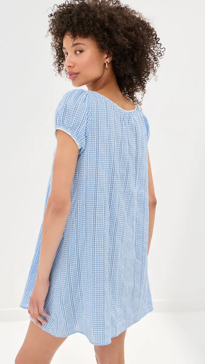 LE BOP Babydoll Mini Dress | Thumbnail 3