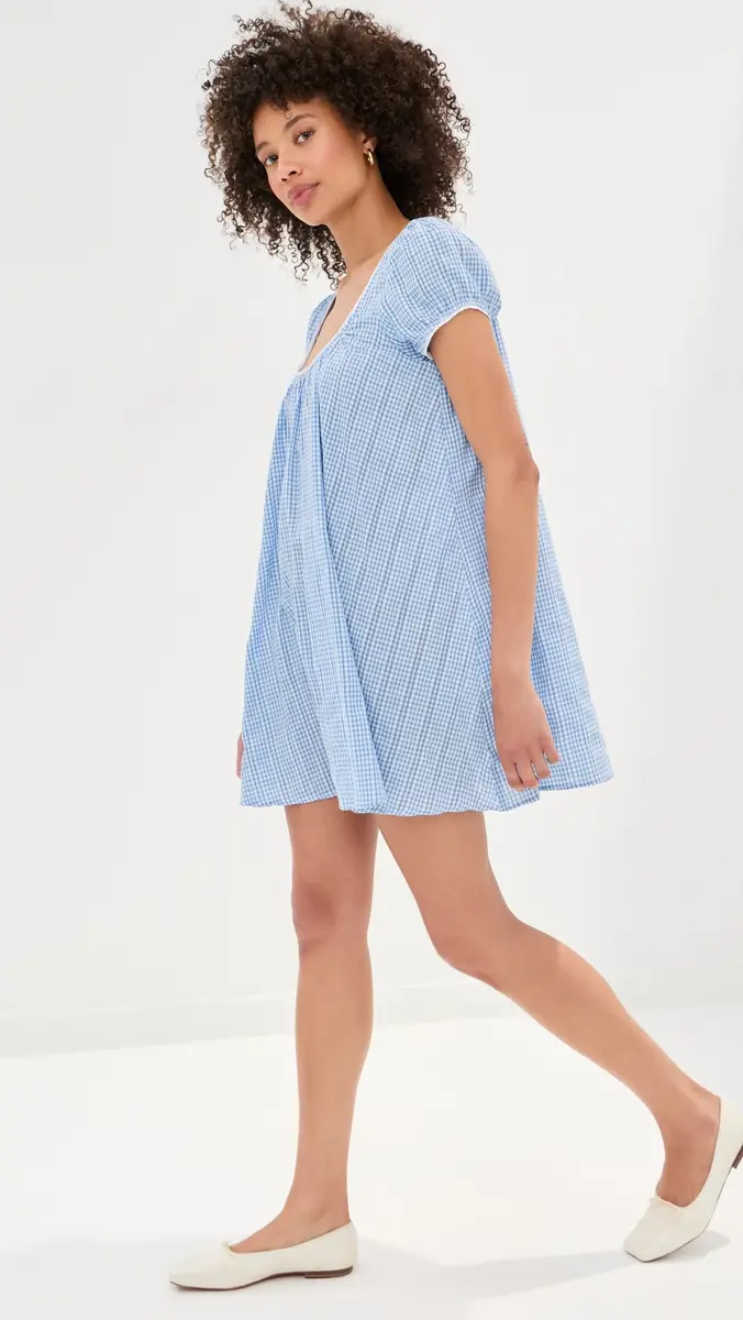 LE BOP Babydoll Mini Dress | Thumbnail 4