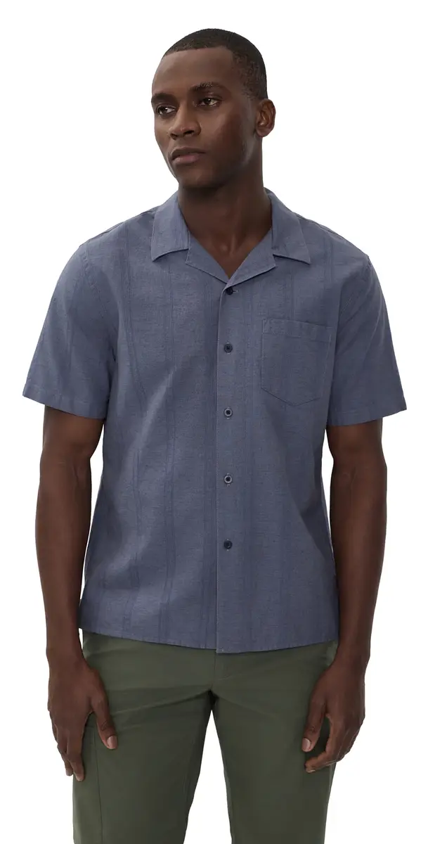 Vince Cove Stripe Cabana Shirt | Image 1 Vince Cove Stripe Cabana Shirt | Image 1