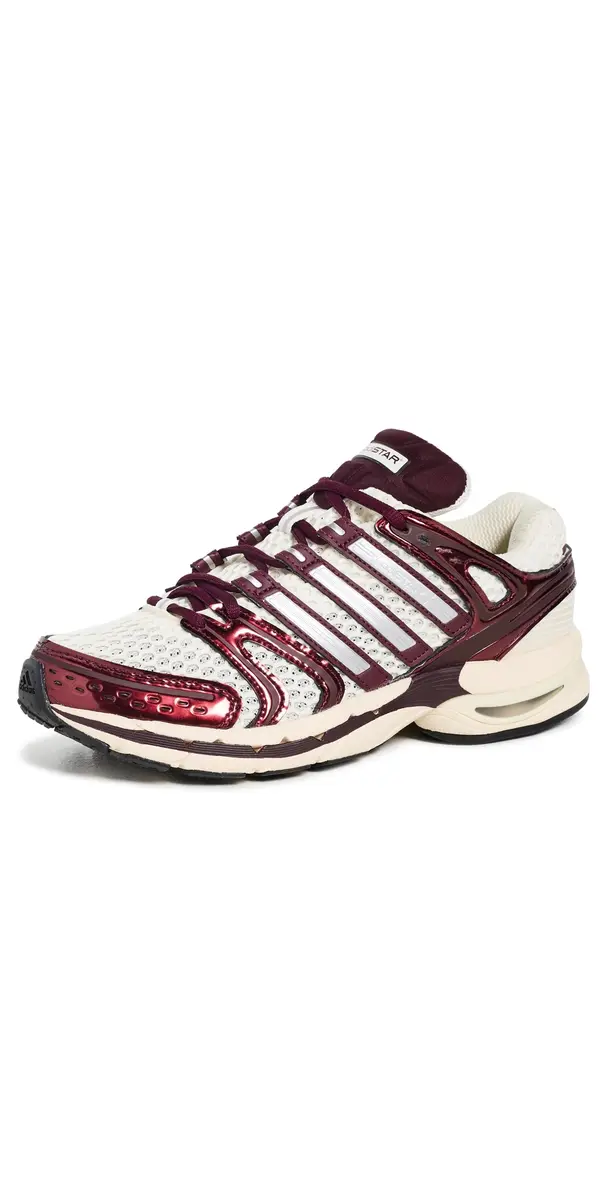 Adidas Adistar Control Sneakers Cream White/Silver Met/Maroon | Image 1 Adidas Adistar Control Sneakers Cream White/Silver Met/Maroon | Image 1