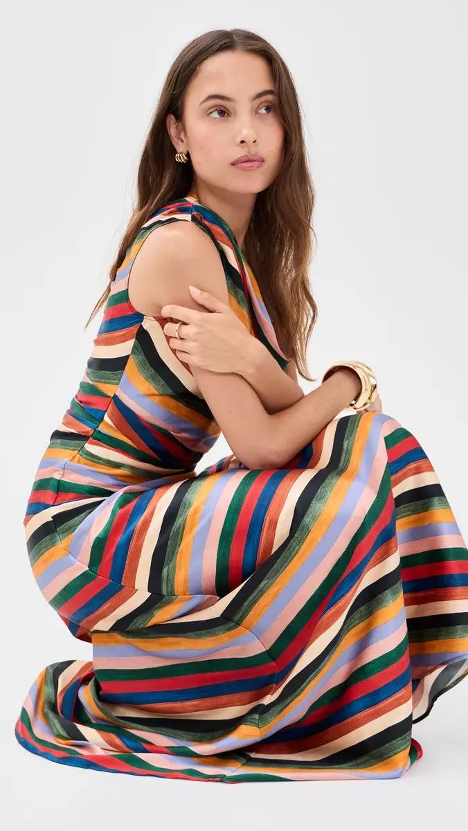 Staud Phare Silk Maxi Dress | Thumbnail 2 Staud Phare Silk Maxi Dress | Thumbnail 2