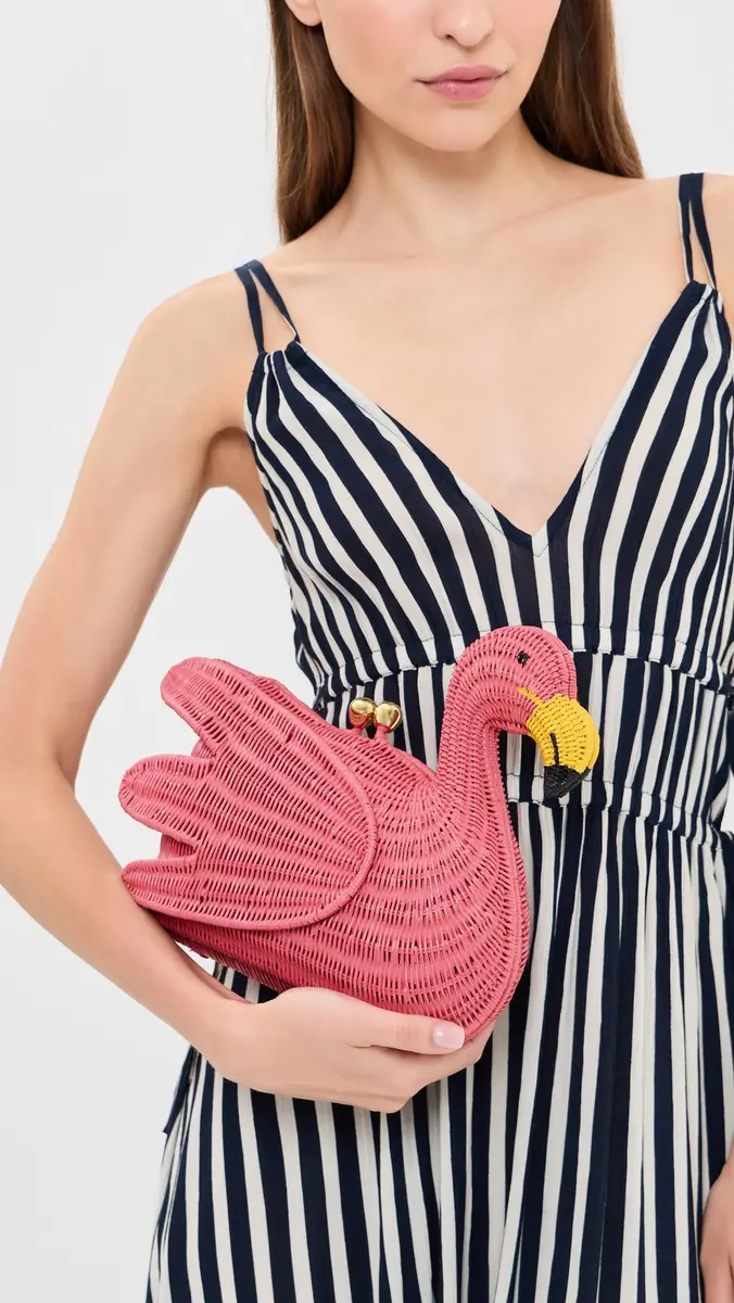 SERPUI Dante Flamingo Clutch | Thumbnail 3 SERPUI Dante Flamingo Clutch | Thumbnail 3