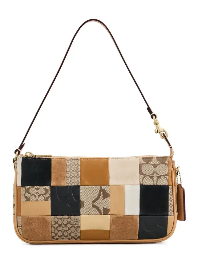 Patchwork Leather Plaza Shoulder Bag Patchwork Leather Plaza Shoulder Bag