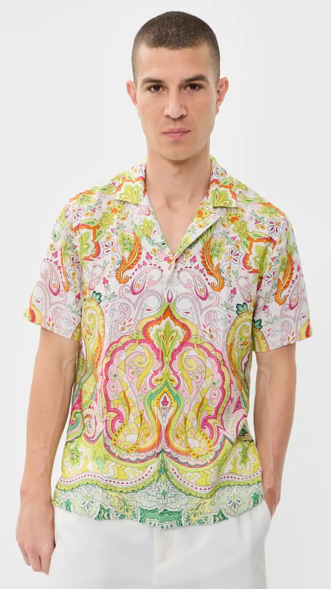 Orlebar Brown Maitan Linen Fairground Shirt | Thumbnail 2 Orlebar Brown Maitan Linen Fairground Shirt | Thumbnail 2