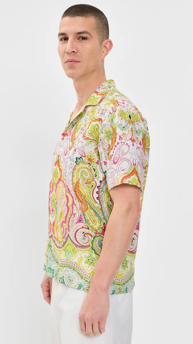 Orlebar Brown Maitan Linen Fairground Shirt | Thumbnail 4 Orlebar Brown Maitan Linen Fairground Shirt | Thumbnail 4