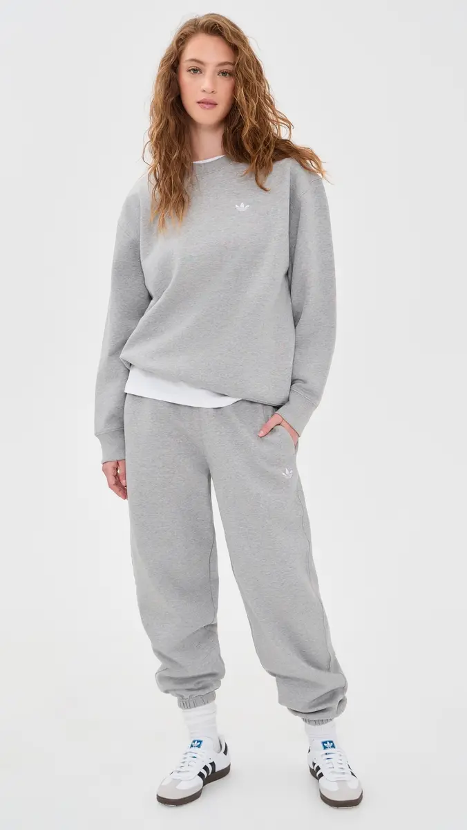 Adidas Essential Fleece Crew Sweatshirt | Thumbnail 5 Adidas Essential Fleece Crew Sweatshirt | Thumbnail 5