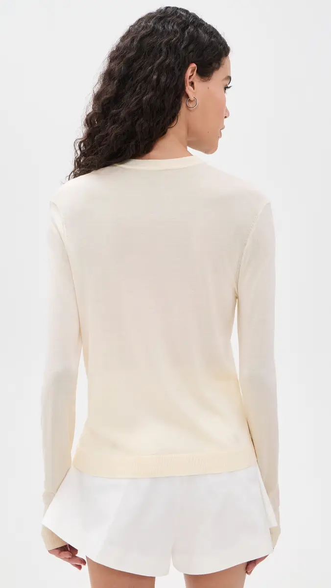 RENGGLI Silk Cashmere Blend Crew Neck Sweater | Thumbnail 3 RENGGLI Silk Cashmere Blend Crew Neck Sweater | Thumbnail 3