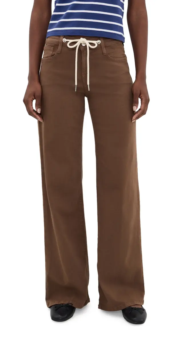 Joe's Jeans The Lou Lou Drawstring Pants Chocolate 28 | Image 1 Joe's Jeans The Lou Lou Drawstring Pants Chocolate 28 | Image 1