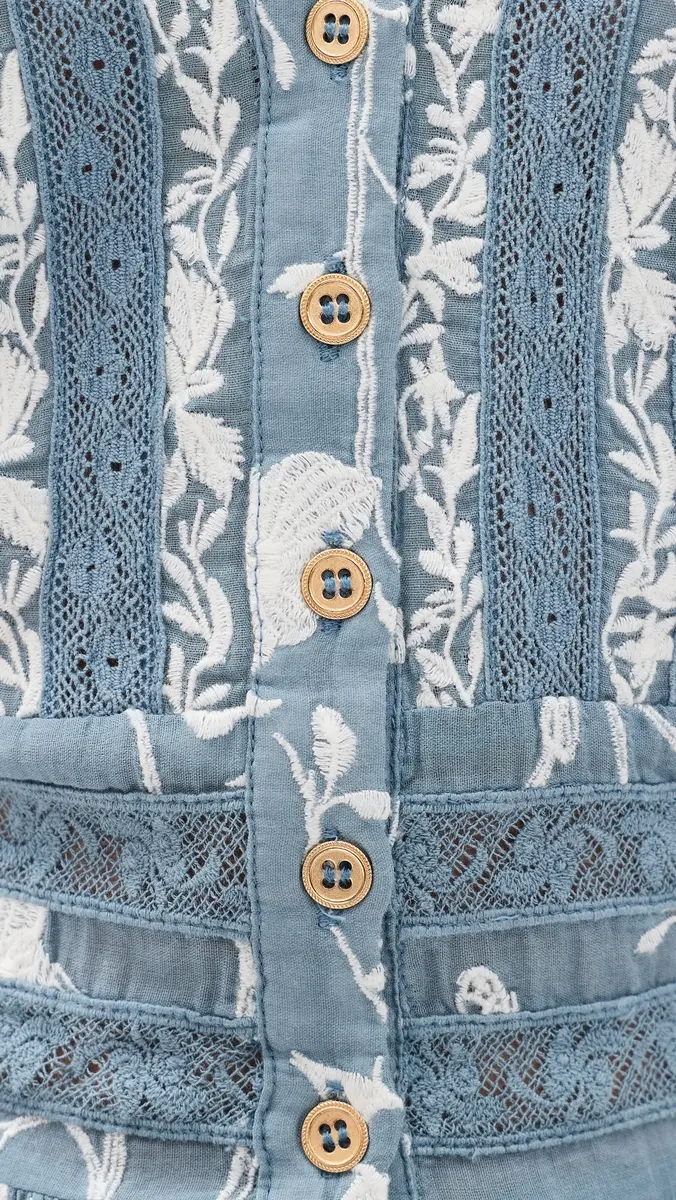 Alice + Olivia Kathryn Embroidered Blouse | Thumbnail 6 Alice + Olivia Kathryn Embroidered Blouse | Thumbnail 6
