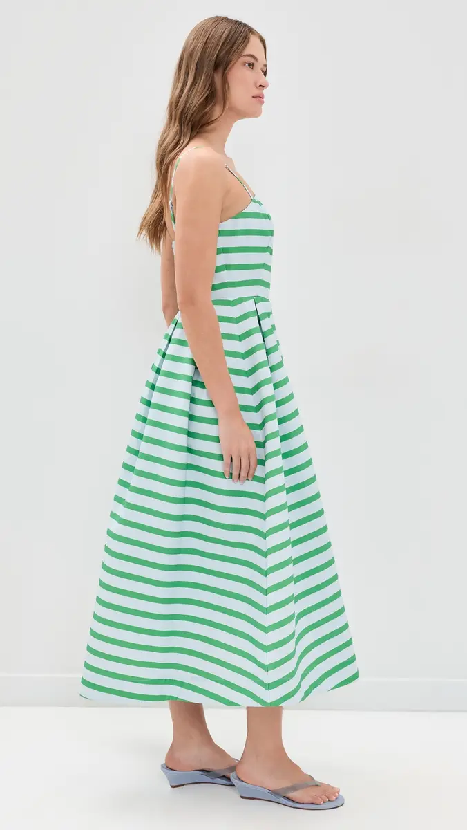 English Factory Striped Midi Dress | Thumbnail 4 English Factory Striped Midi Dress | Thumbnail 4