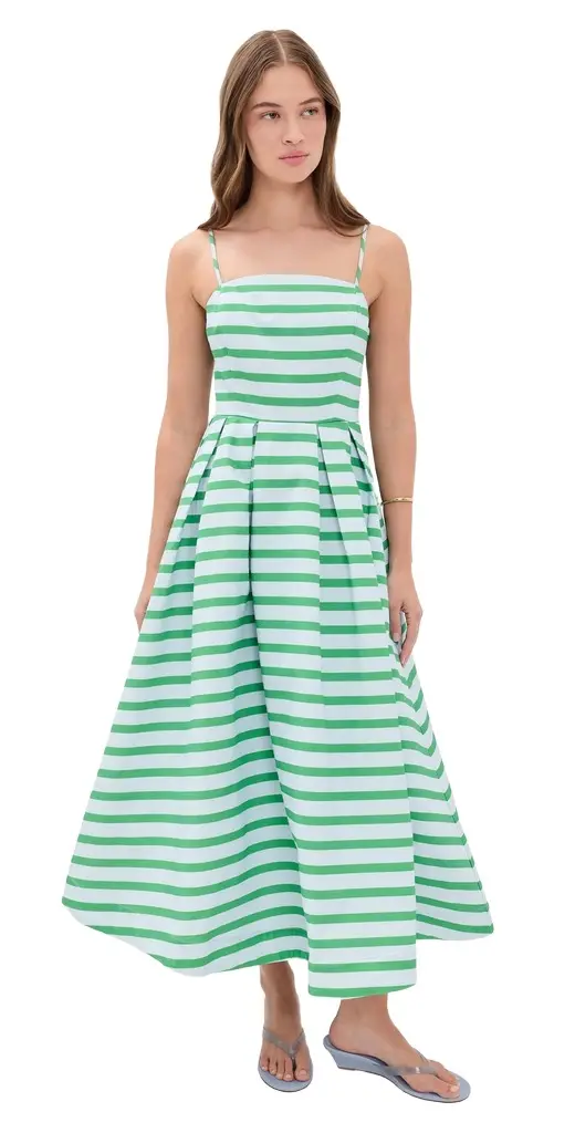 Striped Midi Dress Striped Midi Dress