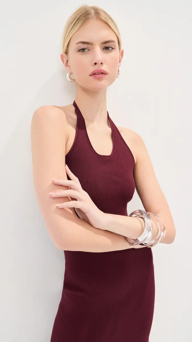 LE BOP Carey Knit Halter Maxi Dress | Thumbnail 5 LE BOP Carey Knit Halter Maxi Dress | Thumbnail 5