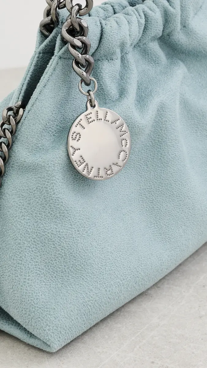 Stella McCartney Falabella Mini Drawstring Bag Ice Blue One Size | Thumbnail 5 Stella McCartney Falabella Mini Drawstring Bag Ice Blue One Size | Thumbnail 5
