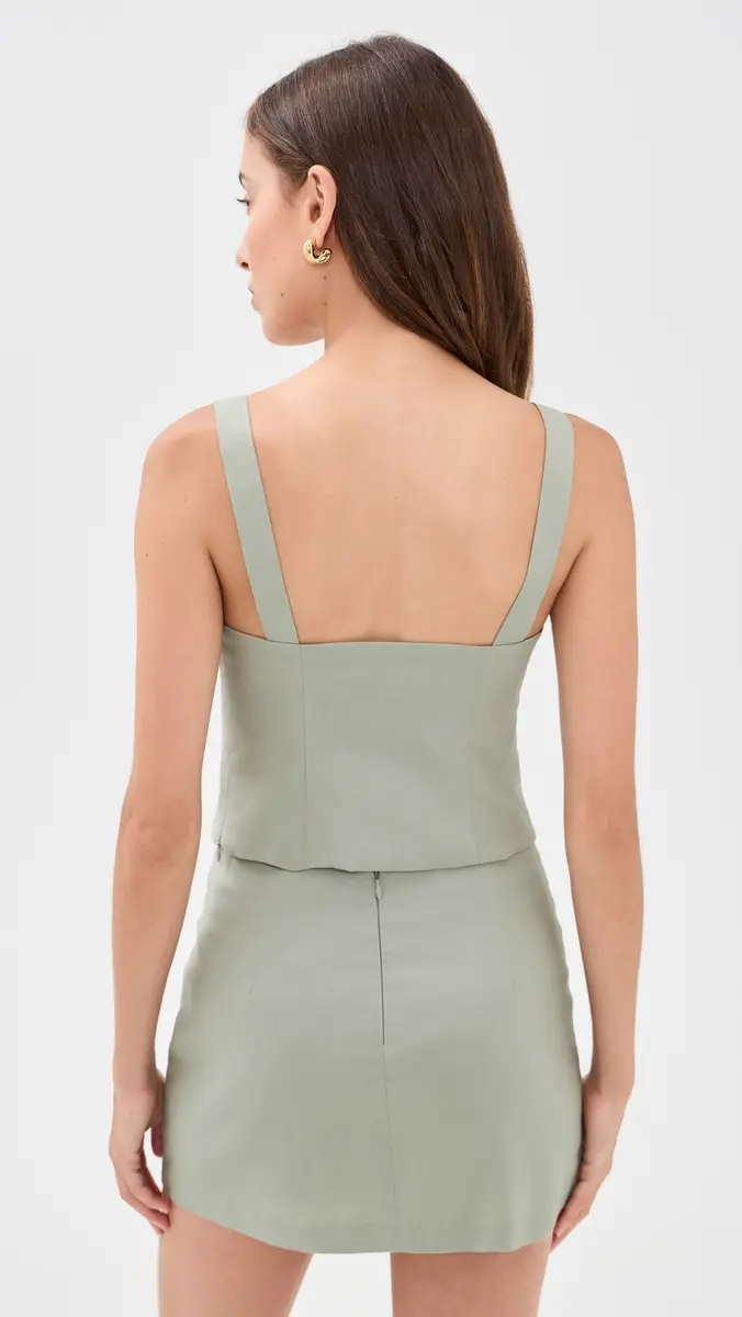 GOOD AMERICAN The Linen Corset | Thumbnail 3 GOOD AMERICAN The Linen Corset | Thumbnail 3