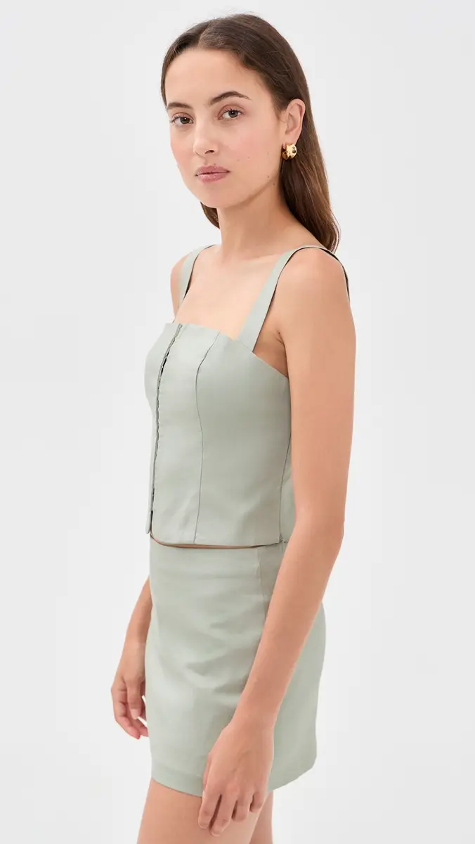 GOOD AMERICAN The Linen Corset | Thumbnail 4 GOOD AMERICAN The Linen Corset | Thumbnail 4