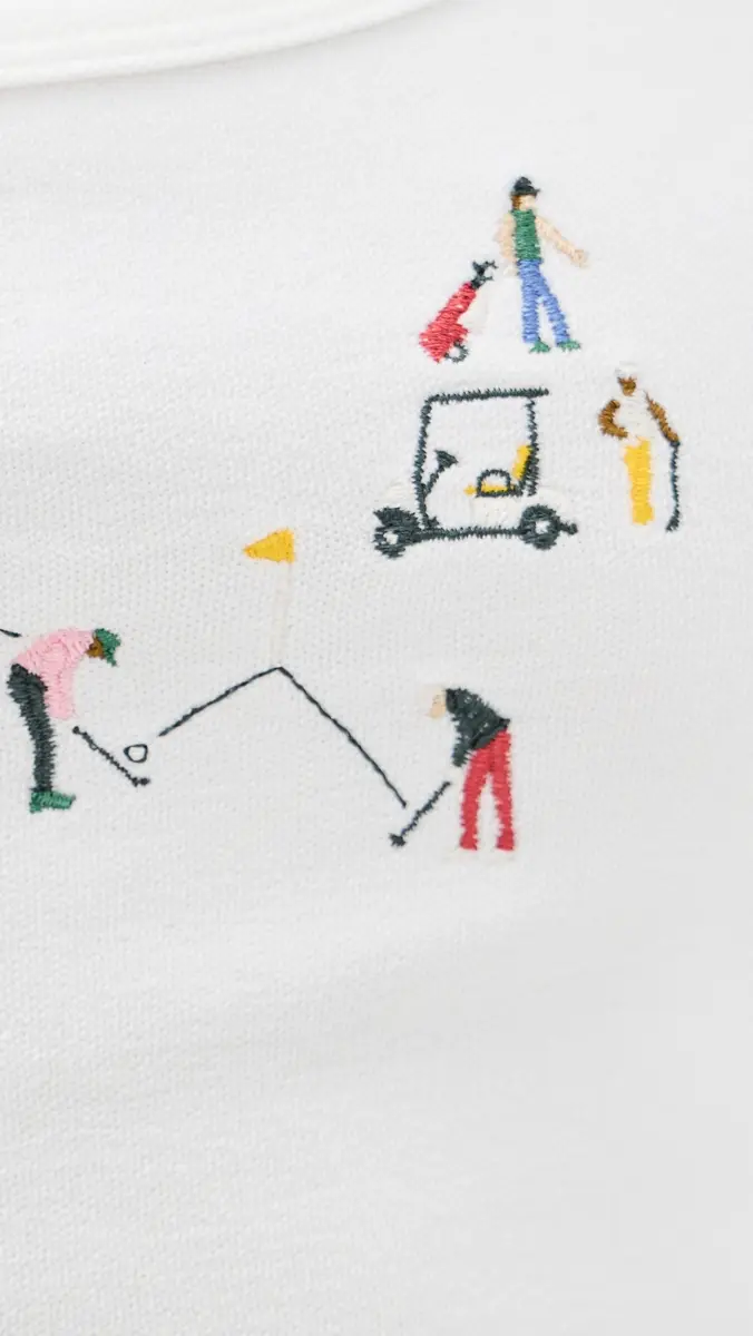 Yellow The Label Golf Scene Tank Top | Thumbnail 6