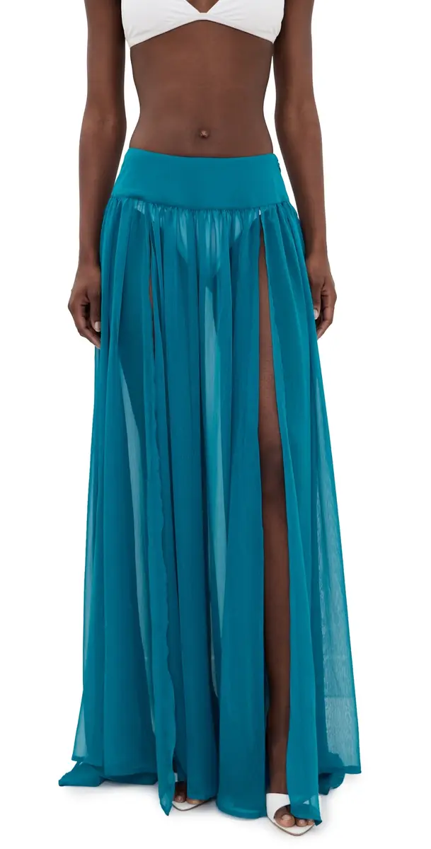 Shani Shemer edow Maxi Skirt Blue Teal | Image 1 Shani Shemer edow Maxi Skirt Blue Teal | Image 1