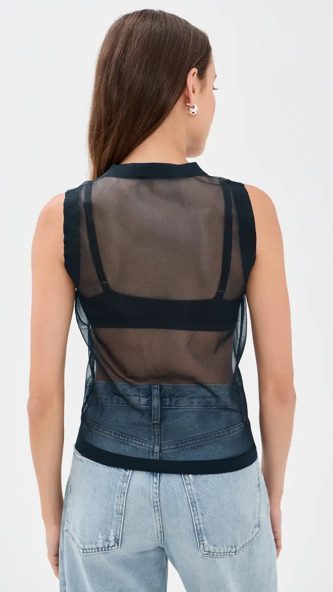 RENGGLI Sheer Knit Vest | Thumbnail 3 RENGGLI Sheer Knit Vest | Thumbnail 3